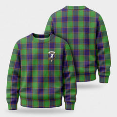 Colville Tartan Crest Sweater