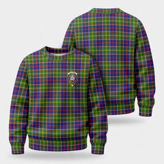 Dalrymple Tartan Crest Sweater