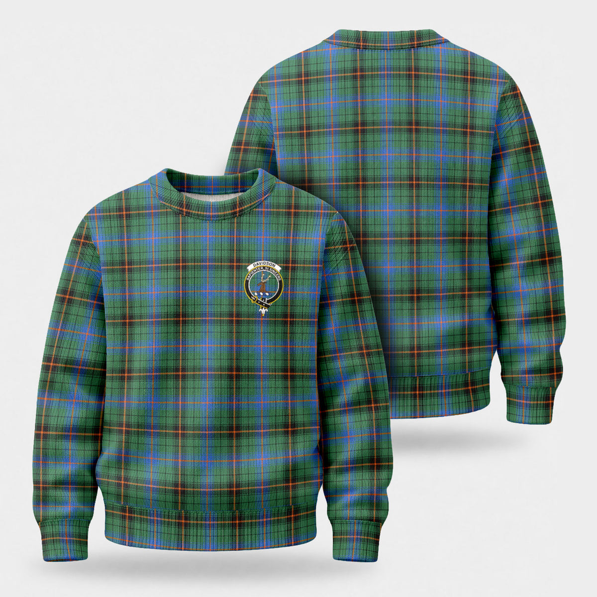 Davidson Ancient Tartan Crest Sweater