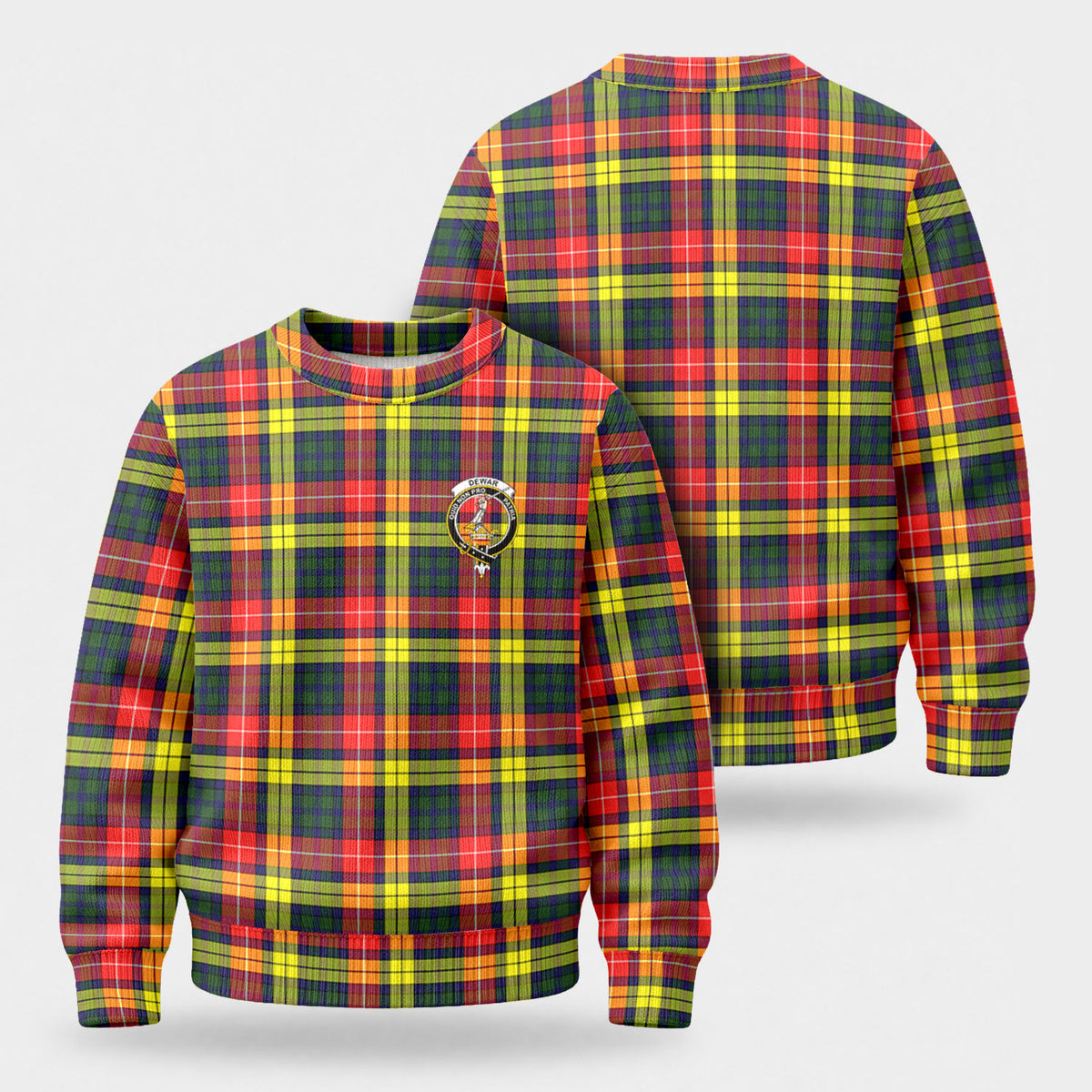 Dewar Tartan Crest Sweater