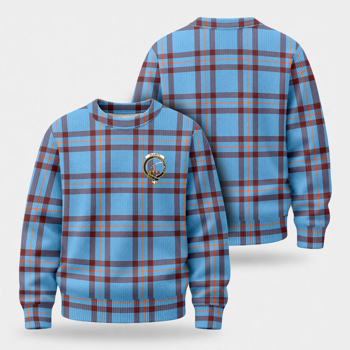 Elliott Ancient Tartan Crest Sweater
