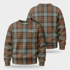 Fergusson Weathered Tartan Crest Sweater