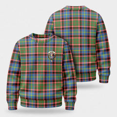 Glass Tartan Crest Sweater