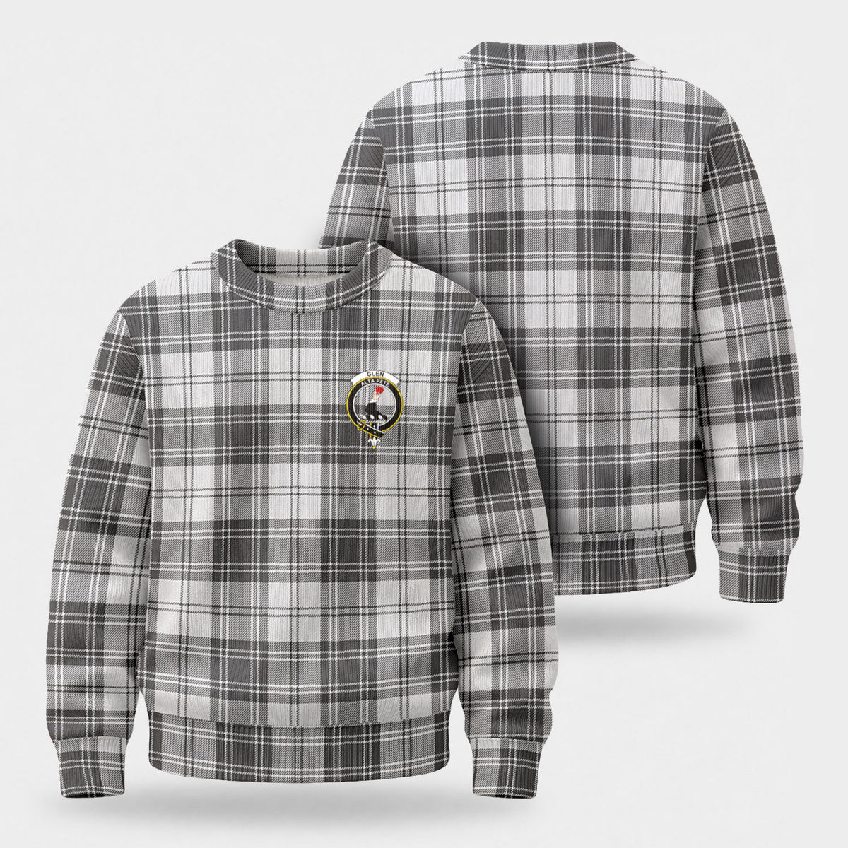 Glen Tartan Crest Sweater