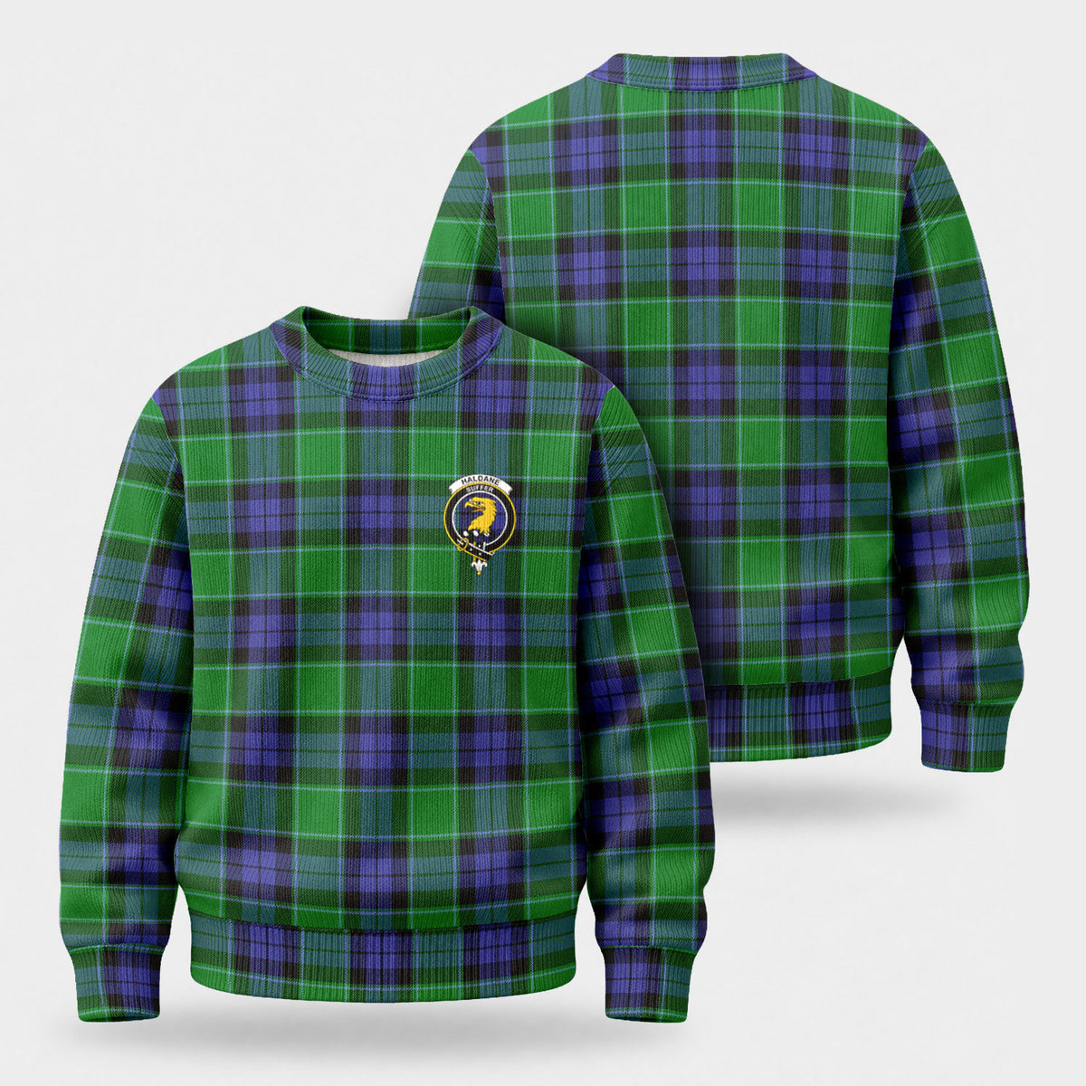 Haldane Tartan Crest Sweater