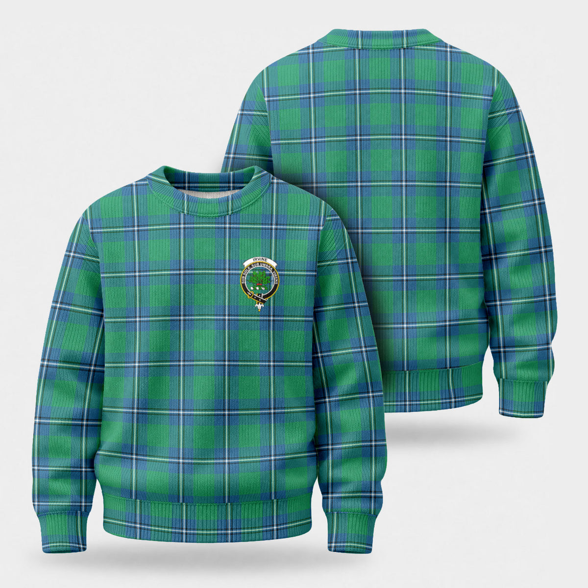 Irvine Ancient Tartan Crest Sweater