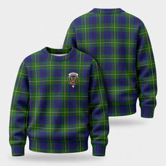 Johnston of Caskieben Tartan Crest Sweater