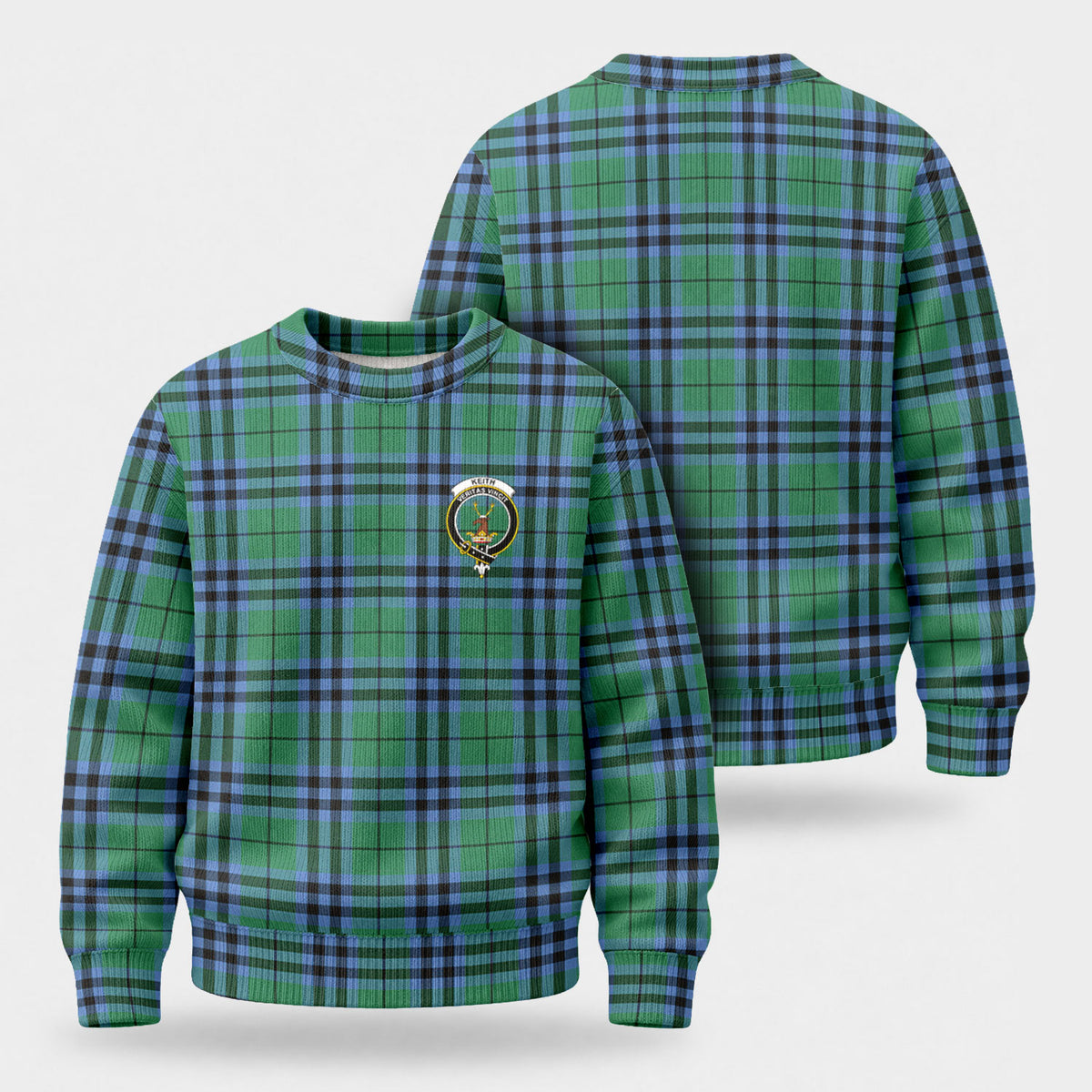 Keith Ancient Tartan Crest Sweater