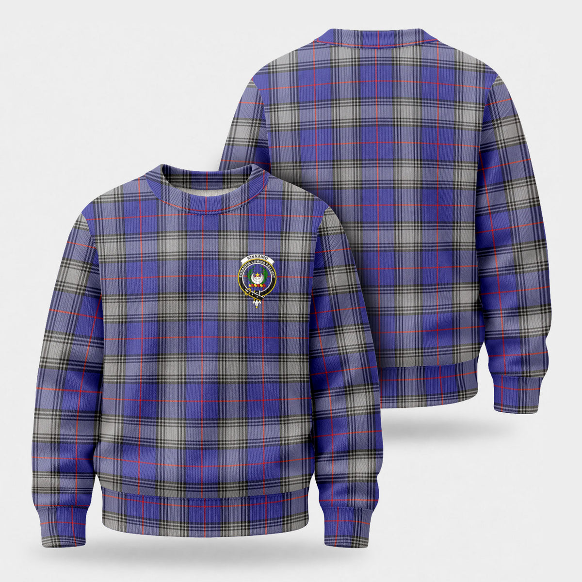 Kinnaird Tartan Crest Sweater