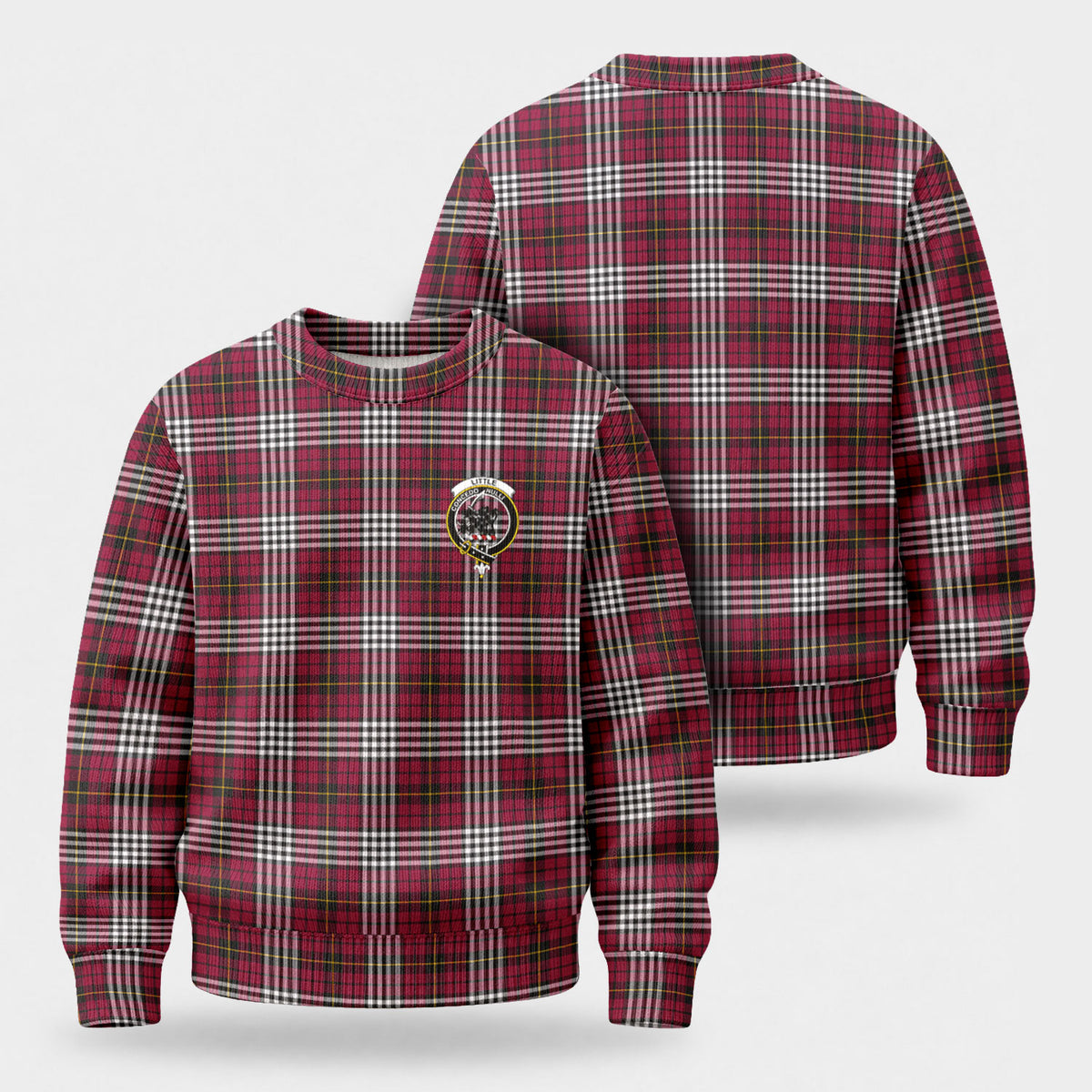 Little Tartan Crest Sweater