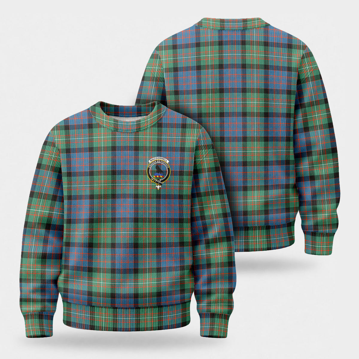 MacDonnell of Glengarry Ancient Tartan Crest Sweater