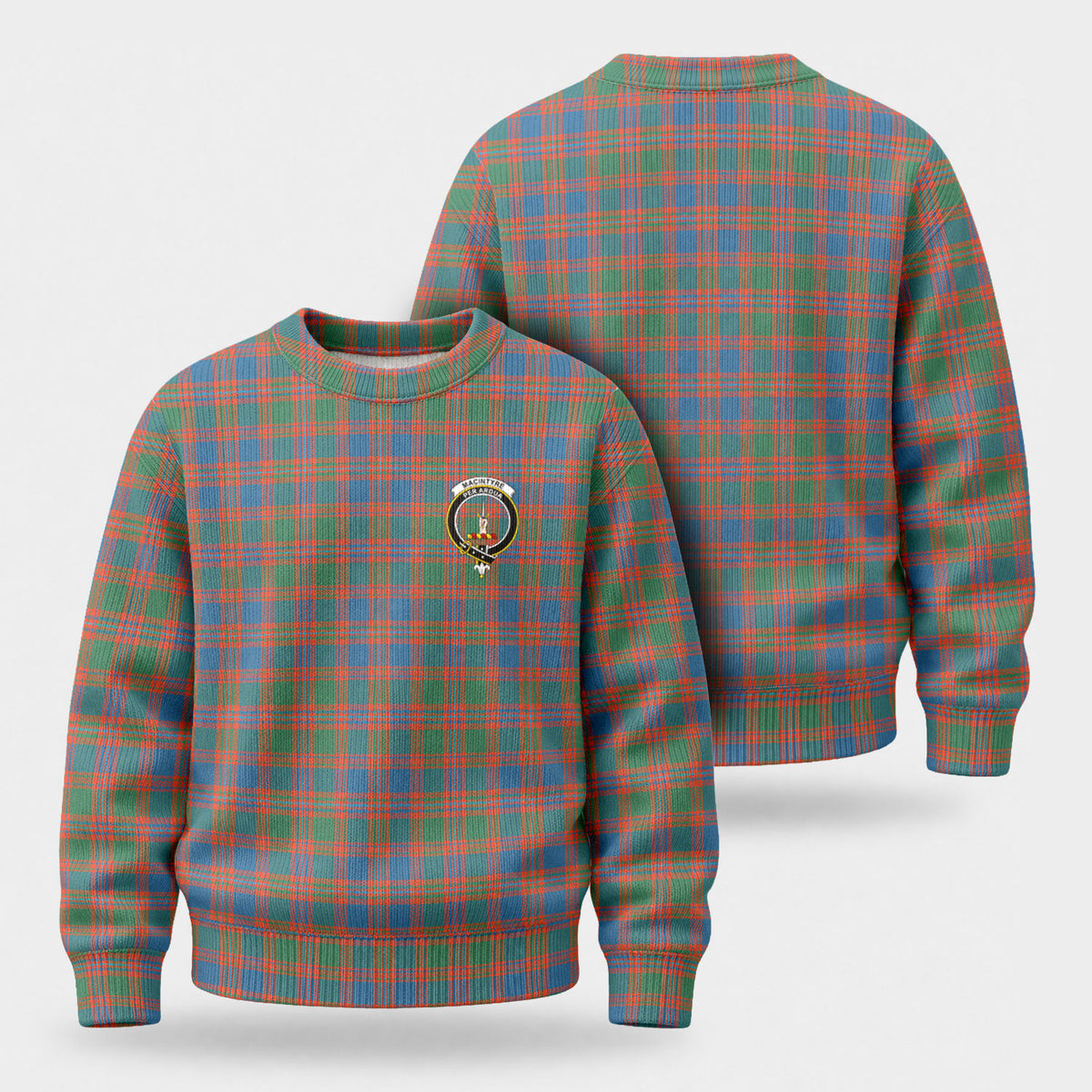MacIntyre Ancient Tartan Crest Sweater