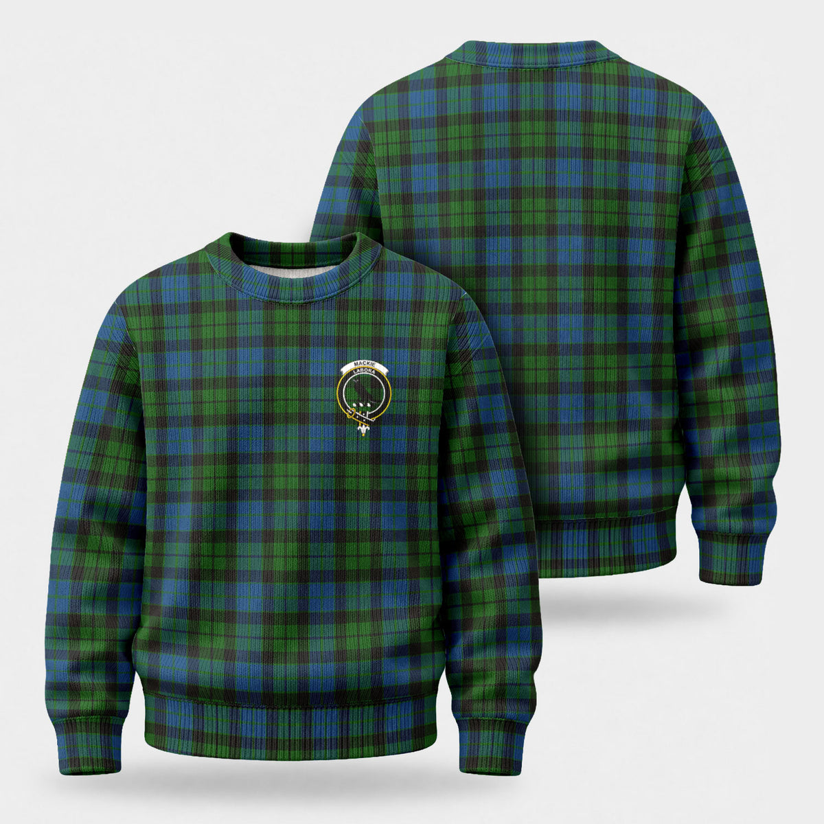 MacKie Tartan Crest Sweater