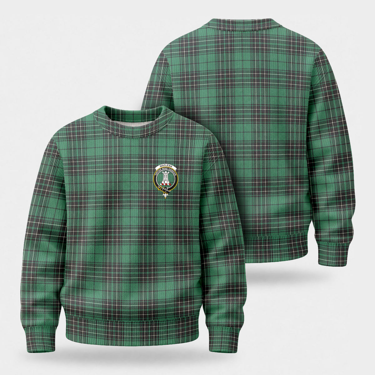 MacLean Hunting Ancient Tartan Crest Sweater