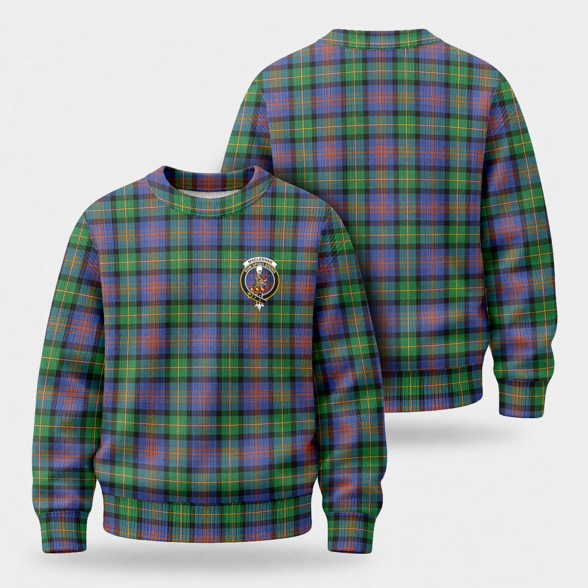 MacLennan Ancient Tartan Crest Sweater