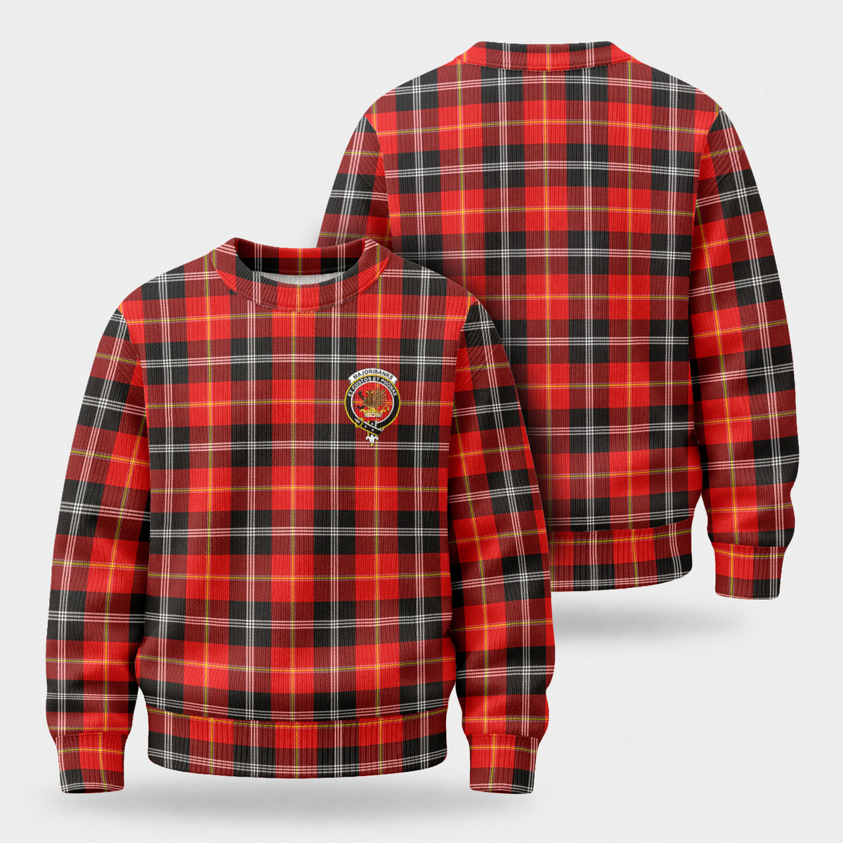Majoribanks Tartan Crest Sweater