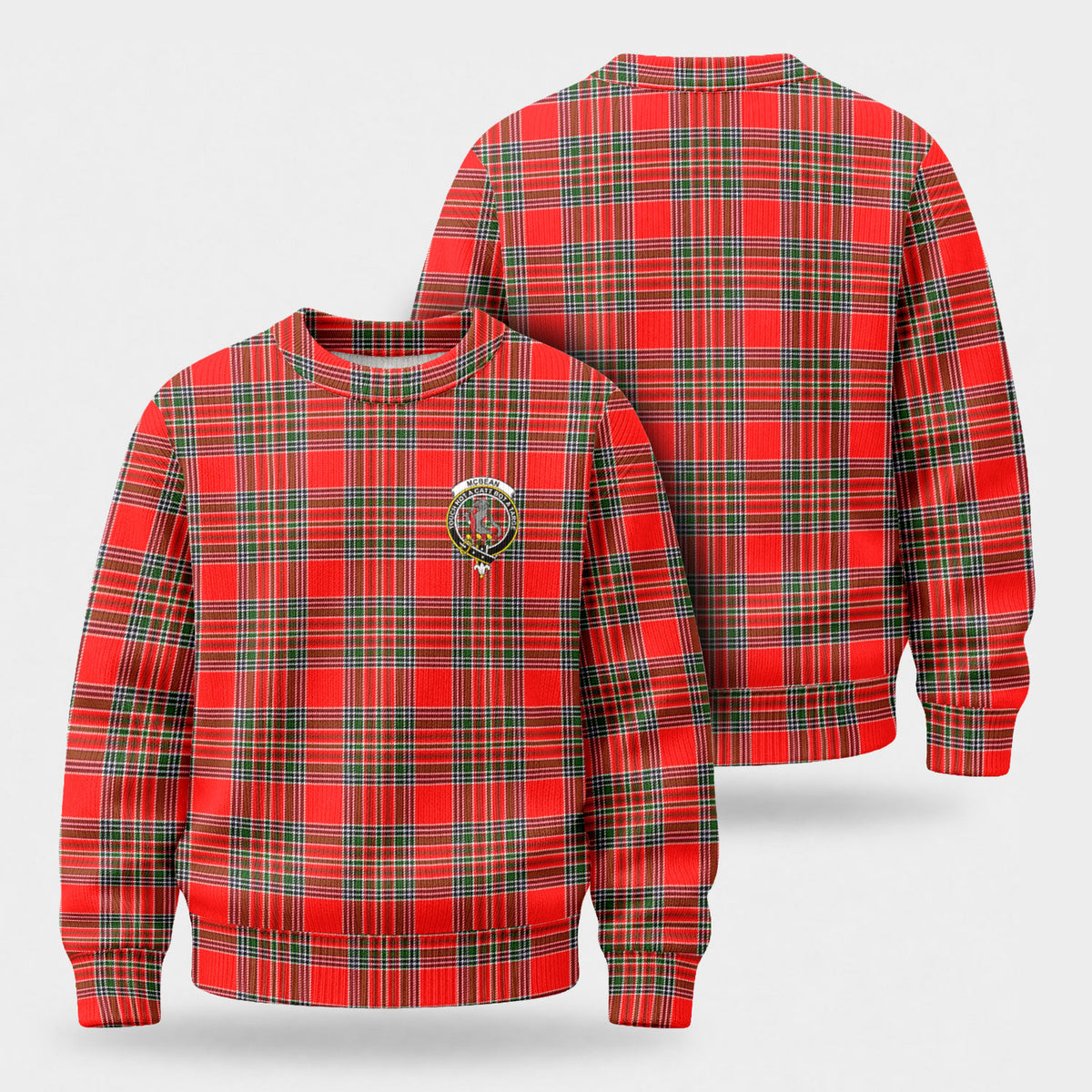 McBean Tartan Crest Sweater