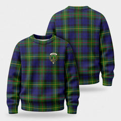 McEwan Modern Tartan Crest Sweater