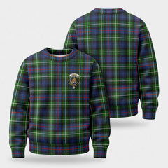 McKenzie Modern Tartan Crest Sweater