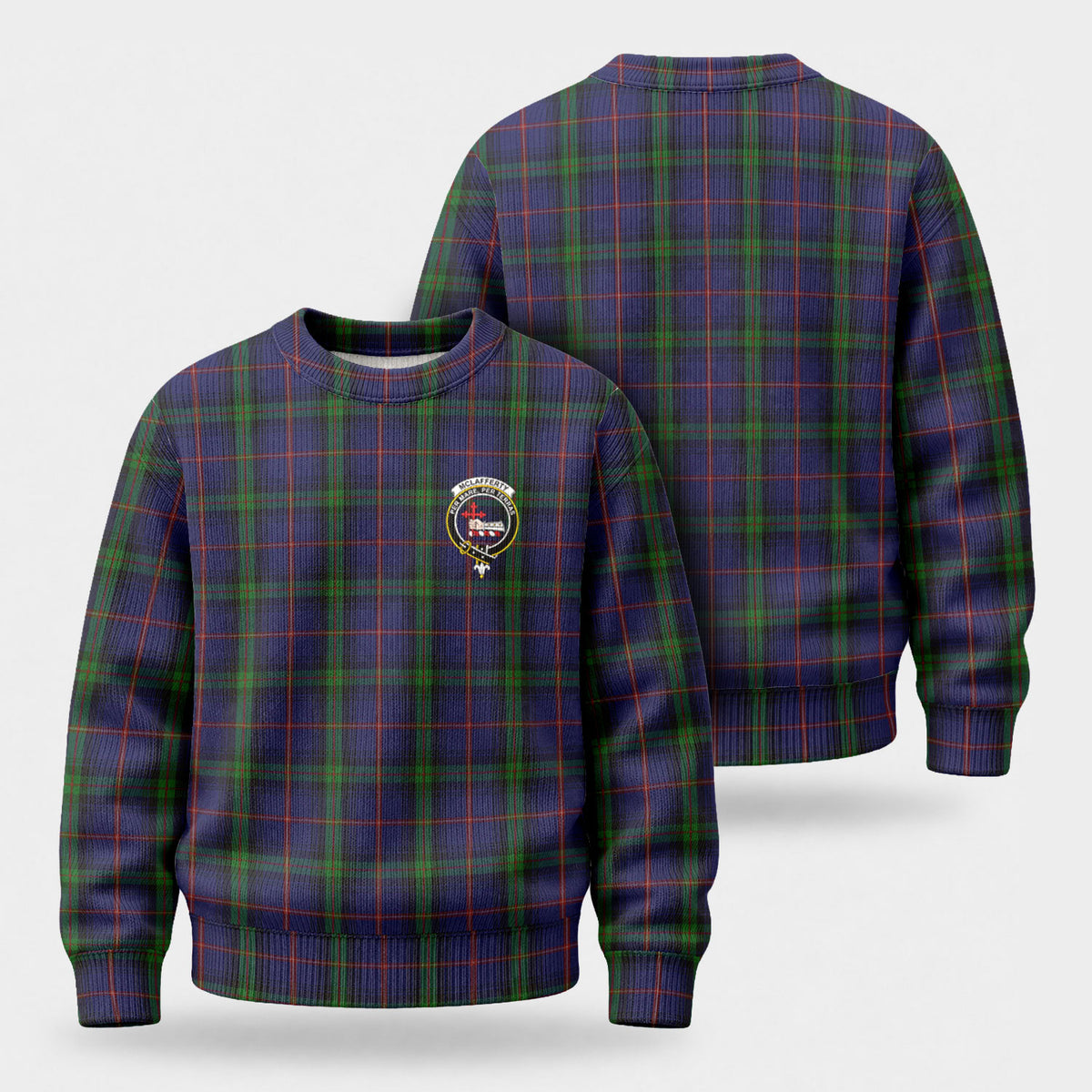 McLafferty Tartan Crest Sweater
