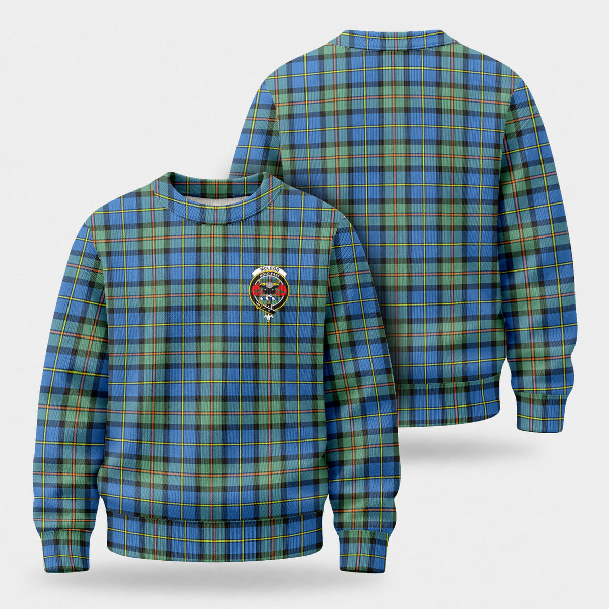 McLeod of Harris Ancient Tartan Crest Sweater