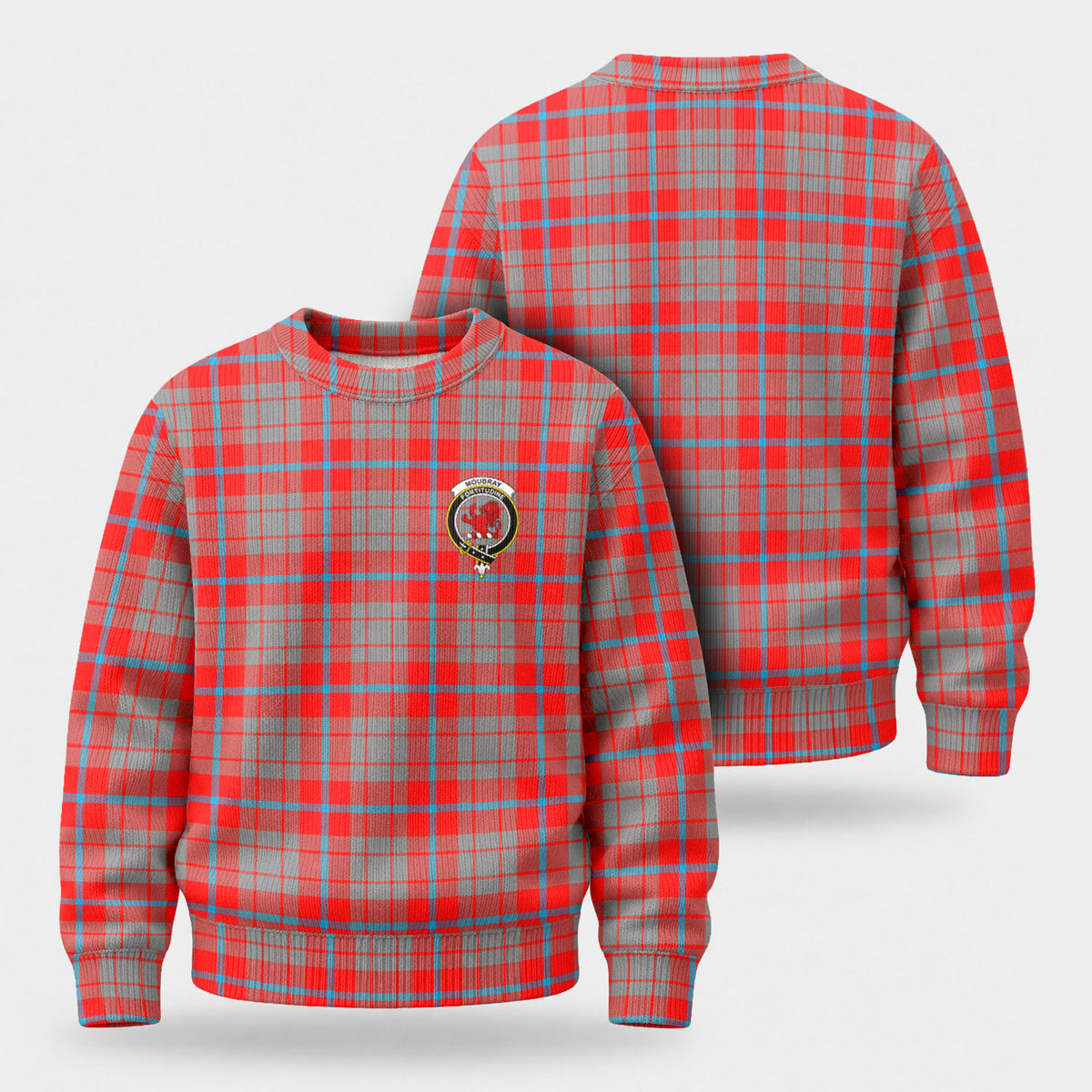 Moubray Tartan Crest Sweater