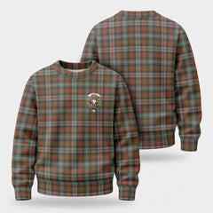 Murray of Atholl Weathered Tartan Crest Sweater