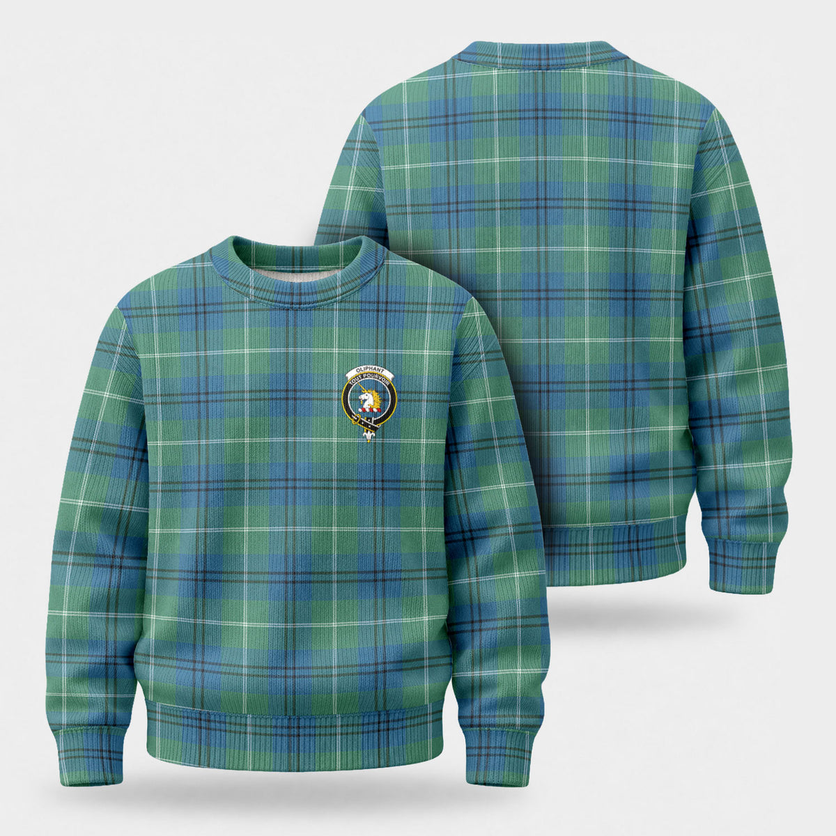 Oliphant Ancient Tartan Crest Sweater
