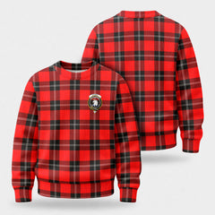 Ramsay Modern Tartan Crest Sweater