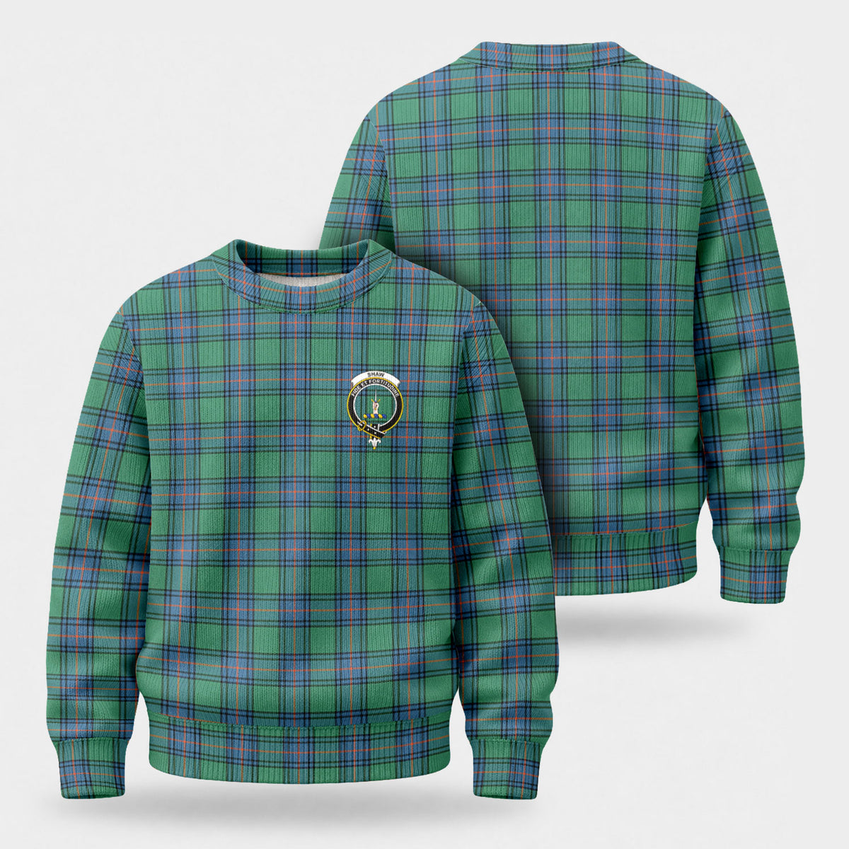 Shaw Ancient Tartan Crest Sweater