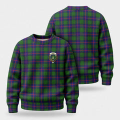 Shaw Modern Tartan Crest Sweater