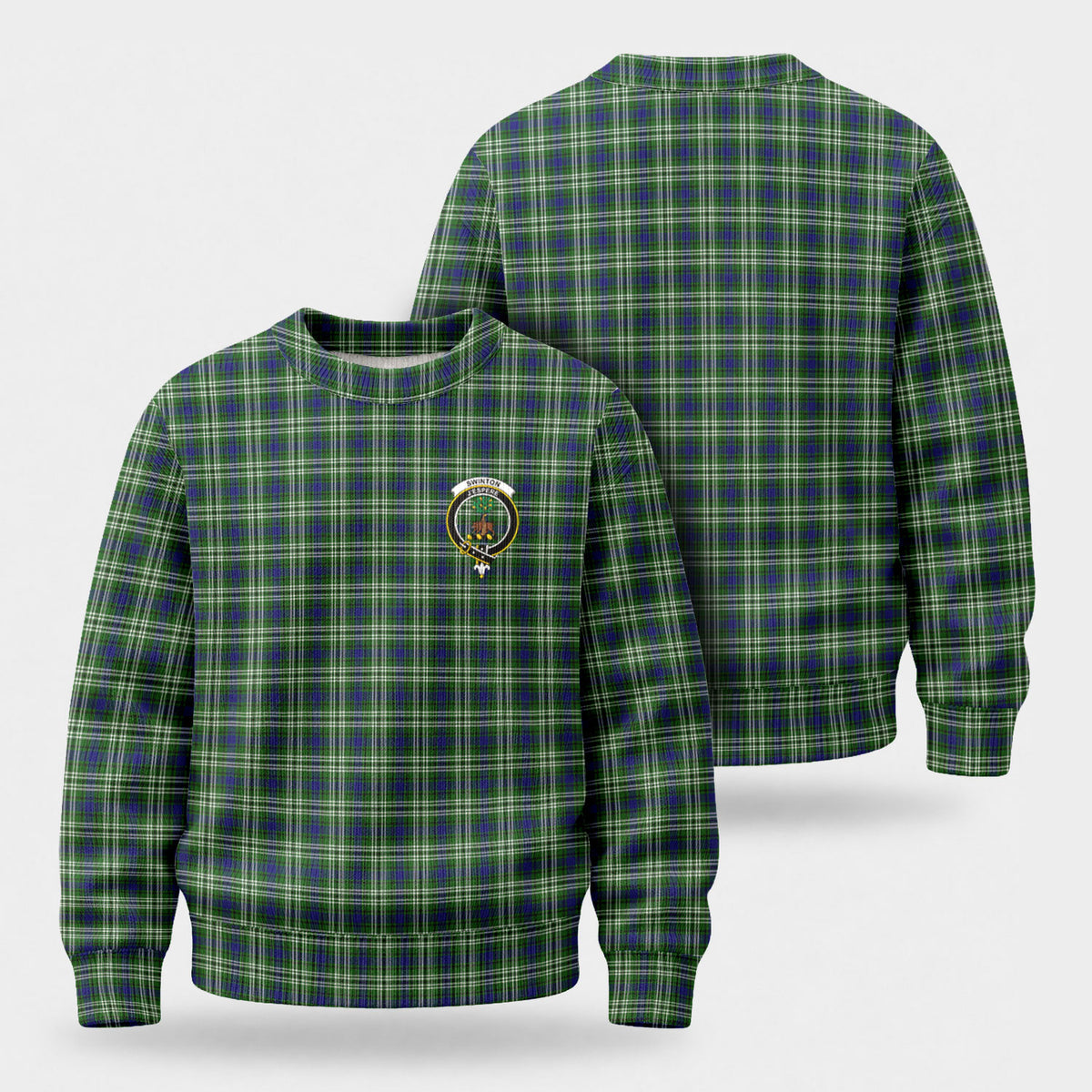 Swinton Tartan Crest Sweater