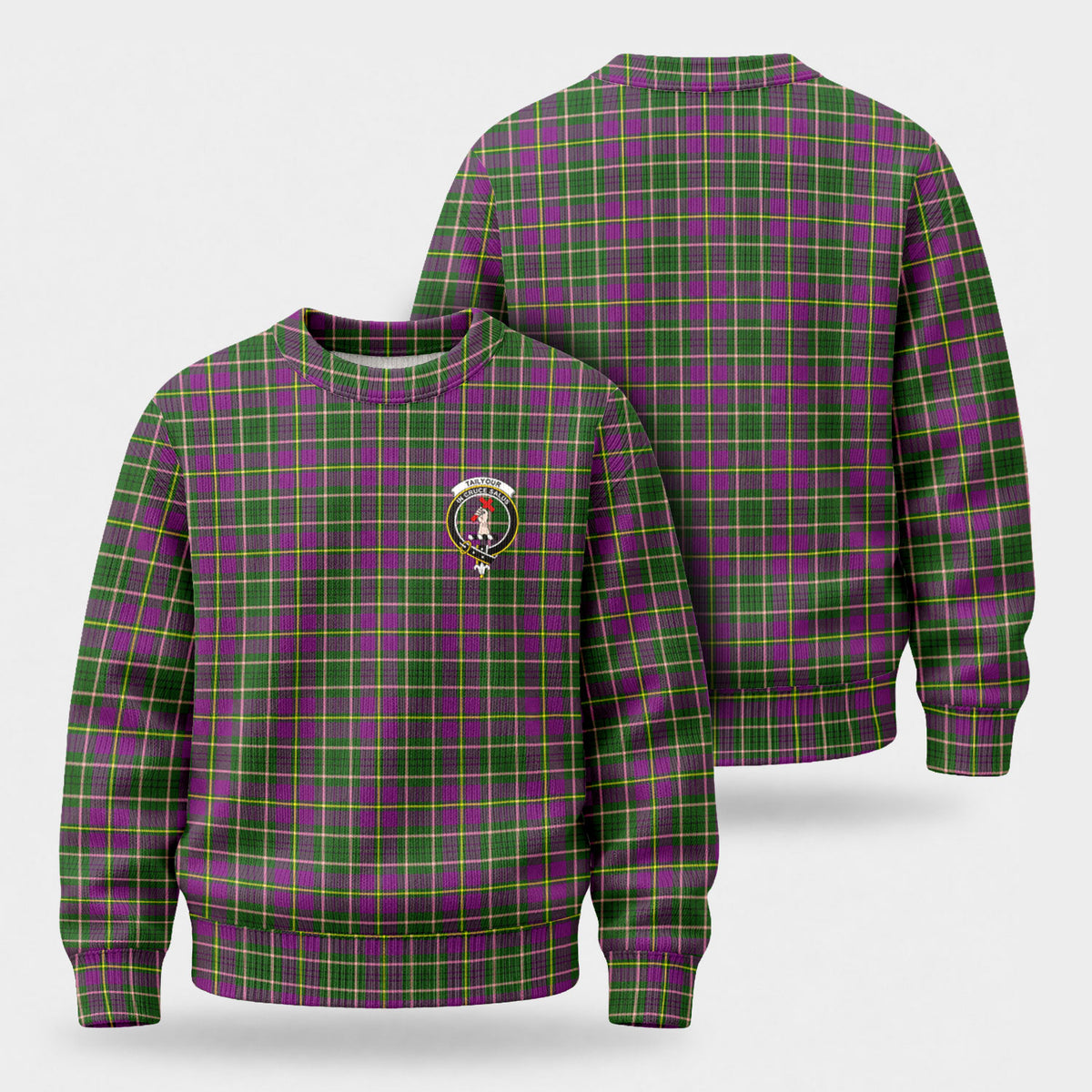 Tailyour (or Taylor) Tartan Crest Sweater