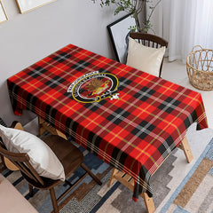 Marjoribanks Tartan Crest Tablecloth
