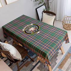 McFarlane Hunting Ancient Tartan Crest Tablecloth