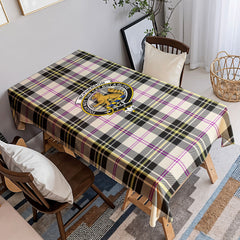 McPherson Dress Ancient Tartan Crest Tablecloth