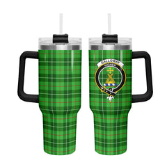 Galloway District Tartan Crest 40 oz Insulated Tumbler with Handle