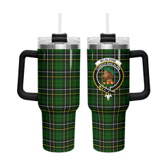 McAlpine Modern Tartan Crest 40 oz Insulated Tumbler with Handle