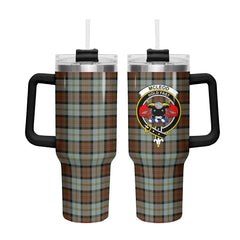 McLeod of Harris Weathered Tartan Crest 40 oz Insulated Tumbler with Handle