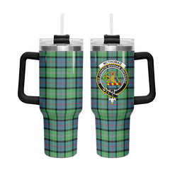 McThomas Ancient Tartan Crest 40 oz Insulated Tumbler with Handle