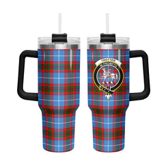 Trotter Tartan Crest 40 oz Insulated Tumbler with Handle
