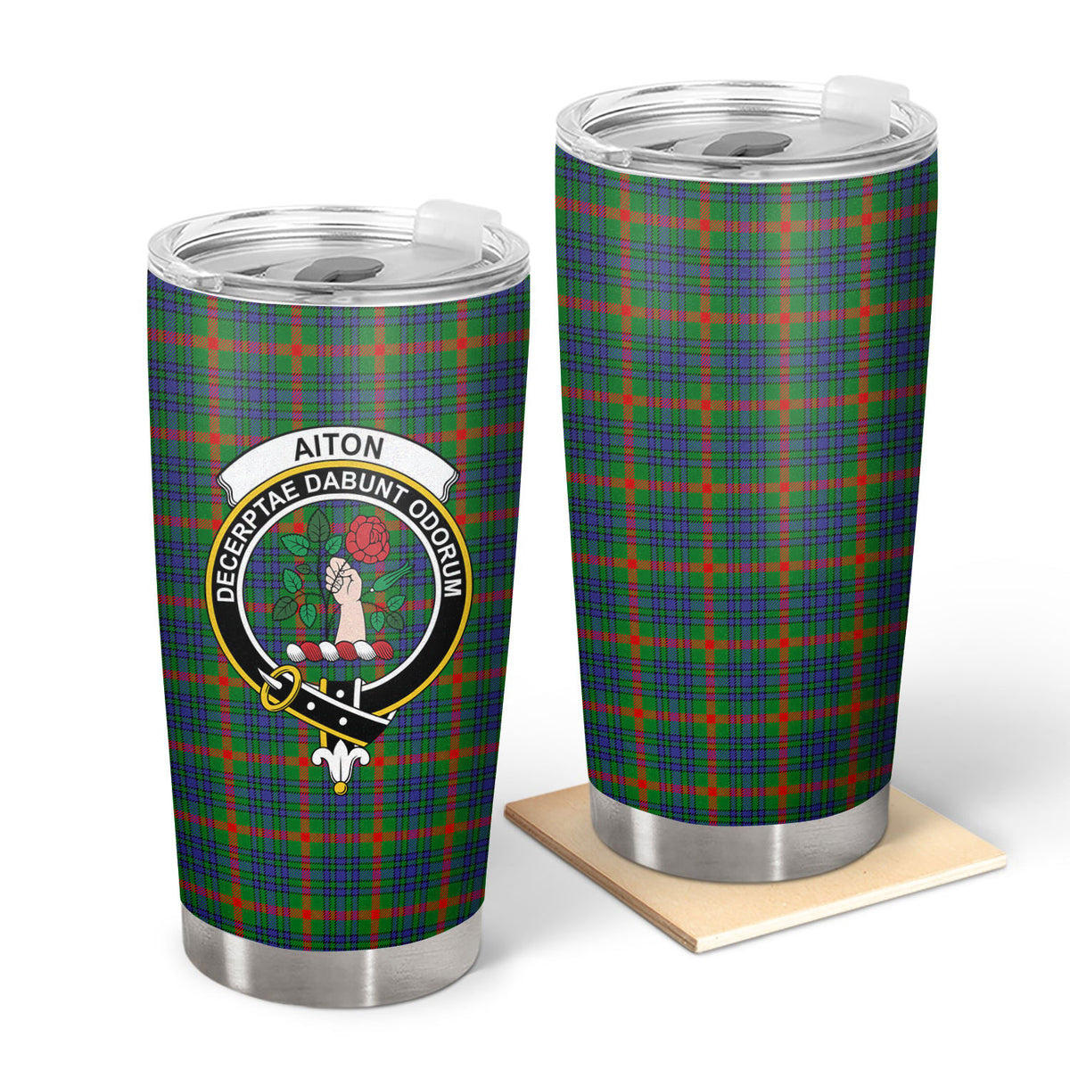 Aiton Tartan Crest Tumbler