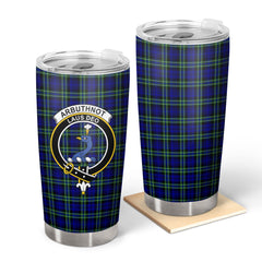 Arbuthnot Modern Tartan Crest Tumbler