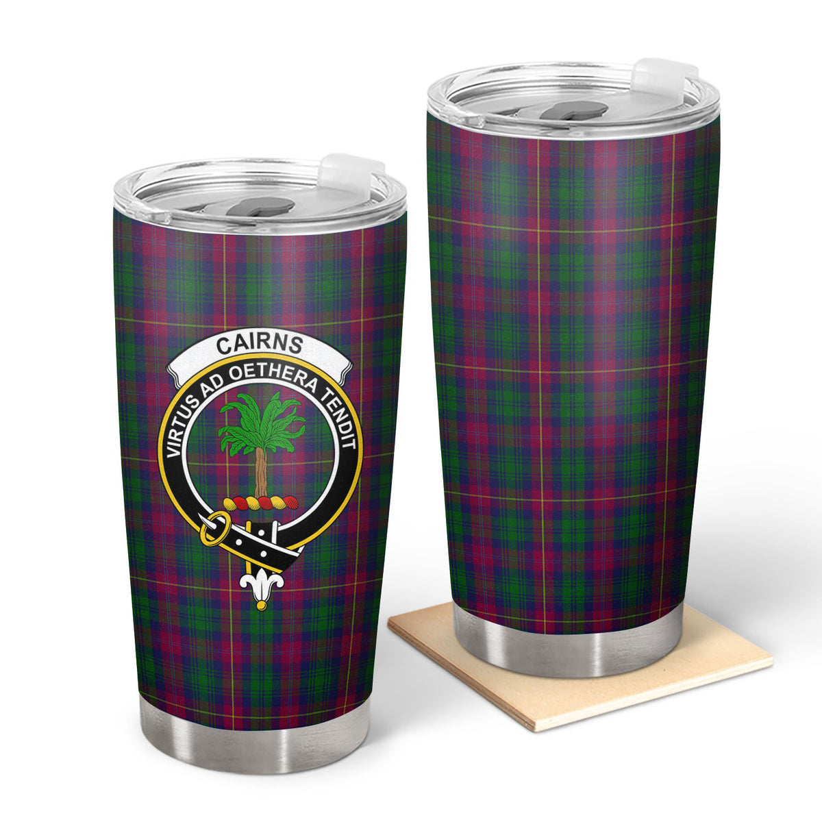 Cairns Tartan Crest Tumbler