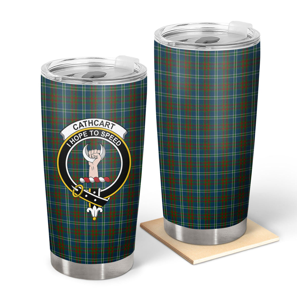 Cathcart Tartan Crest Tumbler