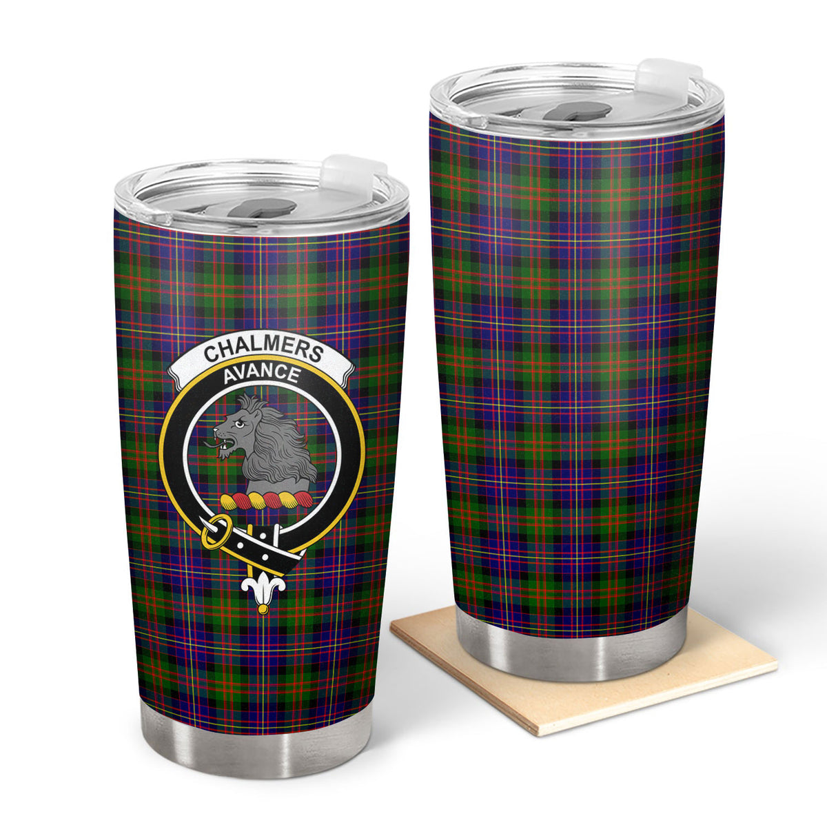 Chalmers Tartan Crest Tumbler