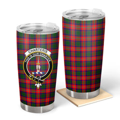 Charteris (Earl of Wemyss) Tartan Crest Tumbler