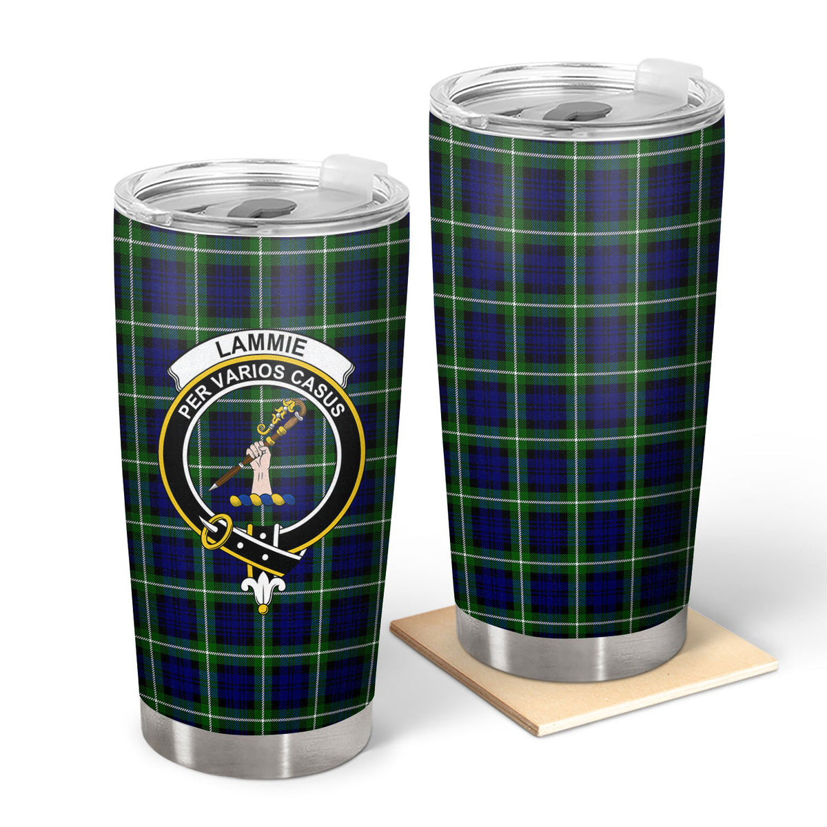 Lammie Tartan Crest Tumbler