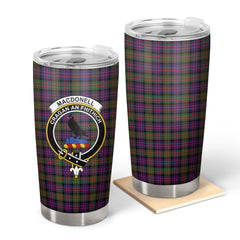 MacDonnell of Glengarry Modern Tartan Crest Tumbler