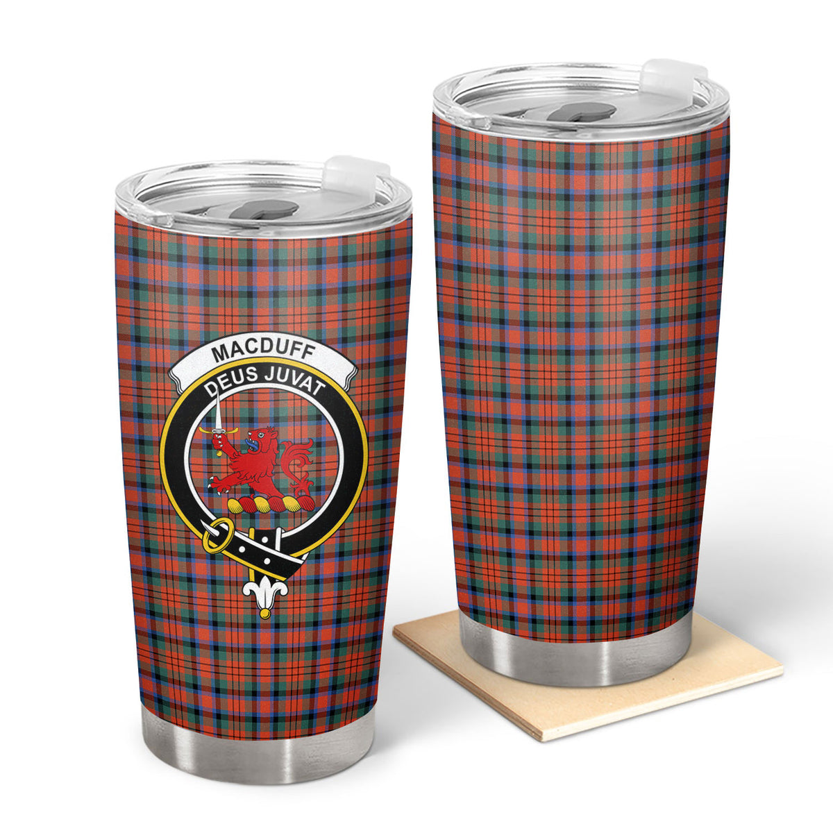 MacDuff Ancient Tartan Crest Tumbler